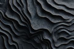 Dark Layered Abstract Texture Wavy 3D Pattern Background Product Image 1