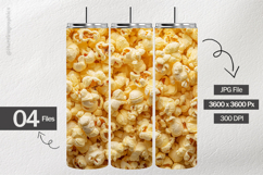 Popcorn Texture Digital Papers - 04 Variations Product Image 2