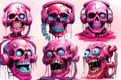 Halloween Pink Ghost Sublimation Clipart, Halloween Pink PNG Product Image 2