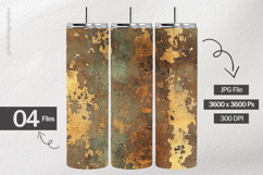 Brass Grunge Digital Papers - 04 Variations Product Image 2