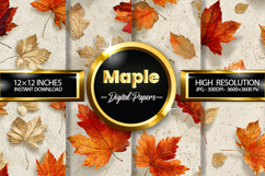 Maple Digital Papers - 04 Variations Product Image 1