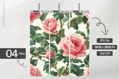 Floral Digital Papers - 04 Variations Product Image 2