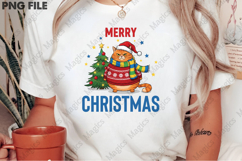 Funny Christmas Cat PNG Product Image 2