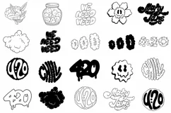 Cannabis SVG/PNG files, Weed svg, Stoner svg, Marijuana svg Product Image 3
