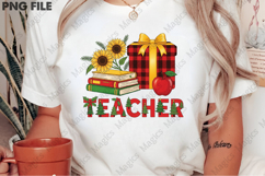 Christmas Teacher Sublimation PNG Product Image 2