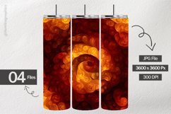 Twisting Flames Digital Papers - 04 Variations Product Image 2