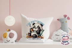 Sarcasm Sublimation design Funny Quote Animal Tired Panda Product Image 2