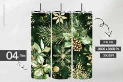Winter Pattern Digital Papers - 04 Variations Product Image 2