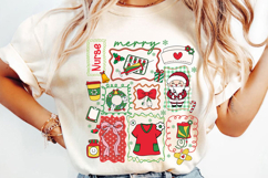 Christmas Nurse Sublimation,Jesus Christmas Png Product Image 3