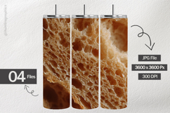 Bread Texture Digital Papers - 04 Variations Product Image 2