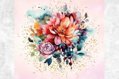 Flower Tumbler Wrap, Mother's Day 20oz Skinny Tumbler Png Product Image 2