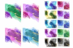 Abstract Background Clipart, Alcoholic ink clipart Product Image 3