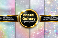Pastel Galaxy Digital Papers - 04 Variations Product Image 2