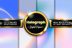 Holograph Digital Papers - 04 Variations Product Image 2