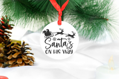 Santa’s On His Way SVG File, Christmas Holiday cut file Product Image 2
