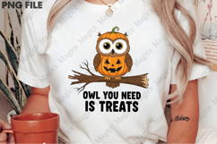 Owl You Need is Treats Png, Funny Owl Product Image 2