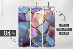 Stained Glass Digital Papers - 04 Variations Product Image 2
