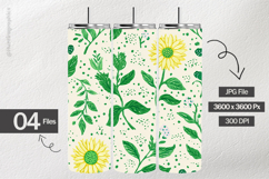 Sunflower Digital Papers - 04 Variations Product Image 2