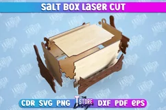 Salt Box | Kitchen Items | Storage Box | Salt Container |CNC Product Image 2