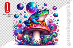 Cute Frog Clipart - PNG File Product Image 2