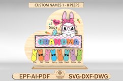 Personalized I Love Being a Grandma Heart Sign SVG Product Image 1