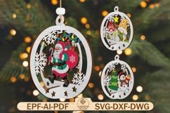 Christmas Ornament Laser Cutfile Svg Product Image 1