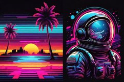 Midjourney 3100 Retro T-shirt Designs AI Art, Digital Prints Product Image 2