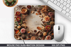 Mouse Pad Sublimation, Autumn Mouse Pad PNG Design Product Image 1