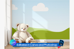 Nursery Editable Wallpaper Mockup Product Image 1