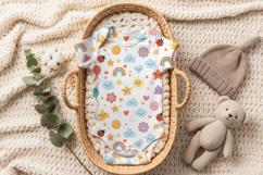 baby onesie mockup PSD Product Image 2