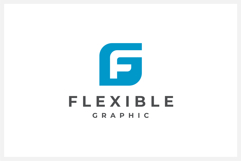 Initial Letter FG F GF Logo Design Vector Template Product Image 1