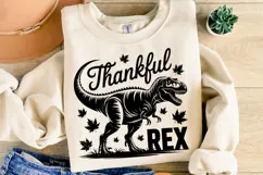 Thankful Rex Svg | Thanksgiving Svg | Shirt Svg Product Image 1