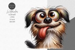 Dog clipart, Funny dog, Dog sublimation Product Image 1