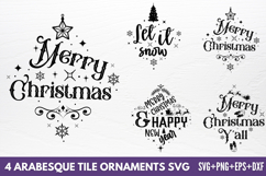 Arabesque Tile Ornaments SVG Product Image 1