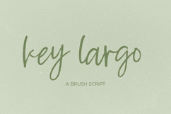 Key Largo Brush Script Product Image 1