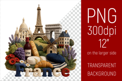 France Travel Landmark | National Culture Illustration Product Image 1