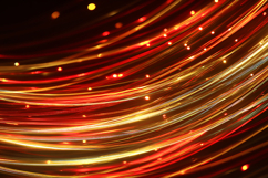 A image of glowing red and yellow lights streaking dark Product Image 1