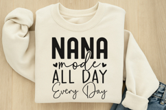 Nana mode all day every day SVG Product Image 2