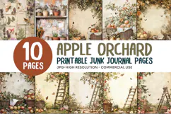Rustic Apple Orchard Junk Journal Pages Product Image 1