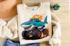 Shark Monster truck svg | Svg Files for Cricut | Shirt Svg Product Image 2