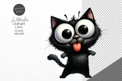 Cat Clipart, Funny kitten clipart, Cat clipart Product Image 1