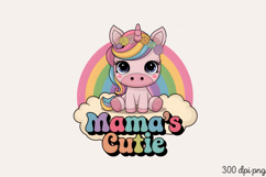 Mama&#039;s Cute PNG, Baby Animal Nursery Sublimation PNG Product Image 2