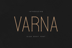 Varna Slab Serif Modern Condensed Display Product Image 1