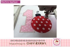 Christmas Ornament Numbers machine embroidery bundle 1613B Product Image 2