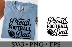 Proud Football Dad Svg | Game Day Svg | Shirt Svg Product Image 2