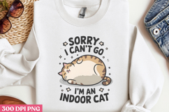 Sorry i can&#039;t go PNG, Funny Animal Sublimation PNG Product Image 2