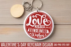 Love kisses and valentine wishes SVG Product Image 2