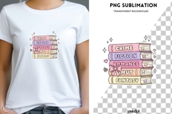 Book Lover PNG | Crime Fiction Romance Smut Fantasy Stack Product Image 1