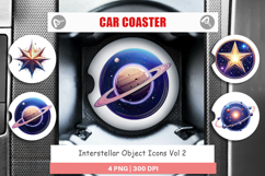 Car Coaster Interstellar Icons Product Image 1