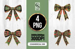 Tribal Pattern Bow Clipart Sublimation PNG Product Image 1